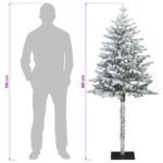 vidaXL Umelý Sklápací Vianočný Stromček 180 cm PVC a kov – Obrázok 7