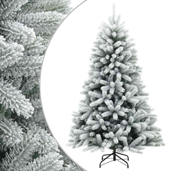 vidaXL Umelý Sklápací Vianočný Stromček 120 cm PVC a kov – Obrázok 2