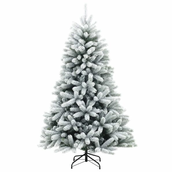 vidaXL Umelý Sklápací Vianočný Stromček 120 cm PVC a kov – Obrázok 3
