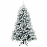 vidaXL Umelý Sklápací Vianočný Stromček 180 cm PVC a kov – Obrázok 3