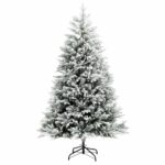 vidaXL Umelý Sklápací Vianočný Stromček 210 cm PVC a kov – Obrázok 3
