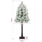vidaXL Umelý Sklápací Vianočný Stromček 180 cm PVC a kov – Obrázok 7