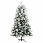 vidaXL Umelý Sklápací Vianočný Stromček 240 cm PVC a kov – Obrázok 3