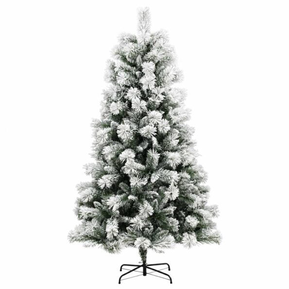 vidaXL Umelý Sklápací Vianočný Stromček 240 cm PVC a kov – Obrázok 3