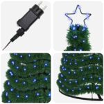 vidaXL Trblietavý LED vianočný stromček s podstavcom EKENAS 300 cm – Obrázok 4
