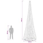vidaXL Trblietavý LED vianočný stromček s podstavcom EKENAS 500 cm – Obrázok 6