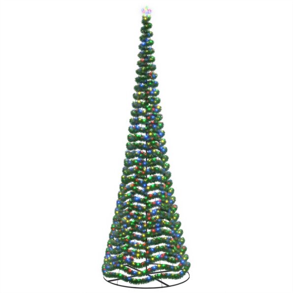 vidaXL Trblietavý LED vianočný stromček s podstavcom EKENAS 500 cm – Obrázok 2
