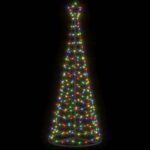 vidaXL Špirálový LED vianočný stromček s podstavcom EKENAS 180 cm – Obrázok 3