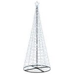 vidaXL Špirálový LED vianočný stromček s podstavcom EKENAS 250 cm – Obrázok 2