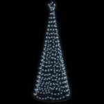vidaXL Špirálový LED vianočný stromček s podstavcom EKENAS 250 cm – Obrázok 3