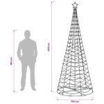 vidaXL Špirálový LED vianočný stromček s podstavcom EKENAS 250 cm – Obrázok 6