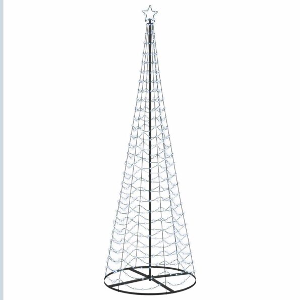 vidaXL Špirálový LED vianočný stromček s podstavcom EKENAS 300 cm – Obrázok 2