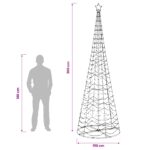vidaXL Špirálový LED vianočný stromček s podstavcom EKENAS 300 cm – Obrázok 6