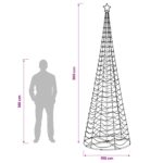 vidaXL Špirálový LED vianočný stromček s podstavcom EKENAS 300 cm – Obrázok 6