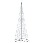 vidaXL Špirálový LED vianočný stromček s podstavcom EKENAS 400 cm – Obrázok 2