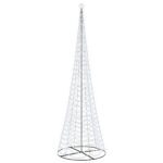 vidaXL Špirálový LED vianočný stromček s podstavcom EKENAS 500 cm – Obrázok 2