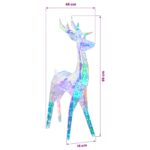 vidaXL Prizmatický meňavý LED sob Viacfarebný 48 x 19 x 86 cm – Obrázok 5