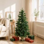 vidaXL Mini vianočný stromček 120 cm PVC a PE Zelená