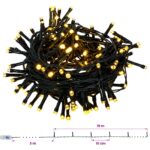 vidaXL Mini vianočný stromček 120 cm 100 LED Teplá biela PVC a PE – Obrázok 9