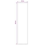 vidaXL Behúň na koberce FLORNES Tkaný Modrá 67 x 300 cm PP 7 mm – Obrázok 4
