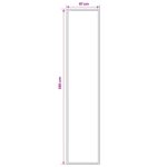 vidaXL Behúň na koberce FLORNES Tkaný Modrá 67 x 350 cm PP 7 mm – Obrázok 4