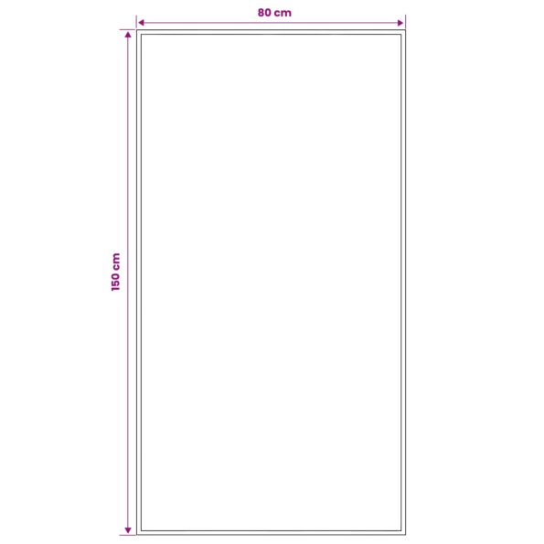 vidaXL Behúň na koberce FLORNES Tkaný Modrá 80 x 150 cm PP 7 mm – Obrázok 4