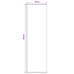 vidaXL Behúň na koberce FLORNES Tkaný Modrá 80 x 300 cm PP 7 mm – Obrázok 4