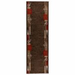 vidaXL Behúň na koberce FLORNES Tkaný Hnedá 100 x 150 cm PP 7 mm – Obrázok 2