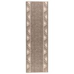 vidaXL Behúň na koberce FLORNES Tkaný Sivohnedá 80 x 450 cm PP 7 mm – Obrázok 2