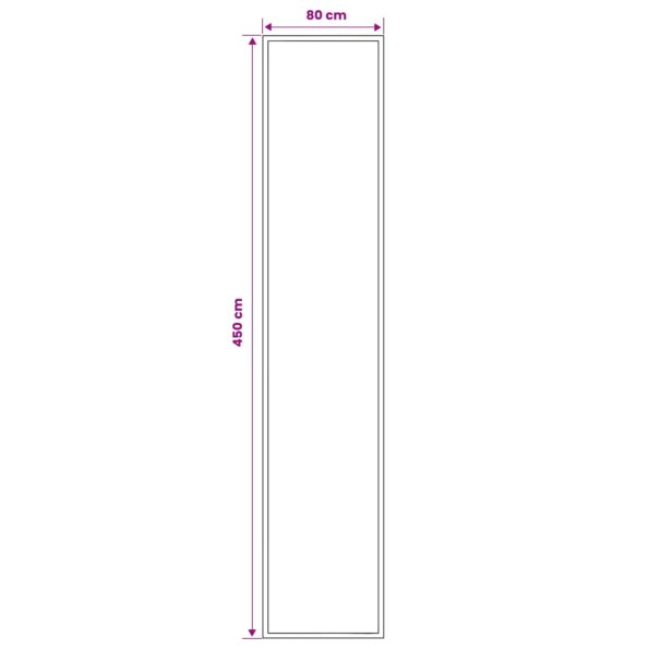 vidaXL Behúň na koberce FLORNES Tkaný Sivohnedá 80 x 450 cm PP 7 mm – Obrázok 4