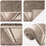 vidaXL Behúň na koberce FLORNES Tkaný Sivohnedá 100 x 150 cm PP 7 mm – Obrázok 3