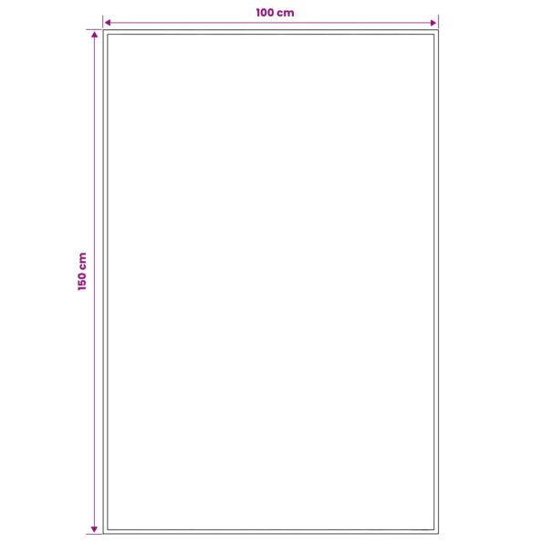 vidaXL Behúň na koberce FLORNES Tkaný Sivohnedá 100 x 150 cm PP 7 mm – Obrázok 4