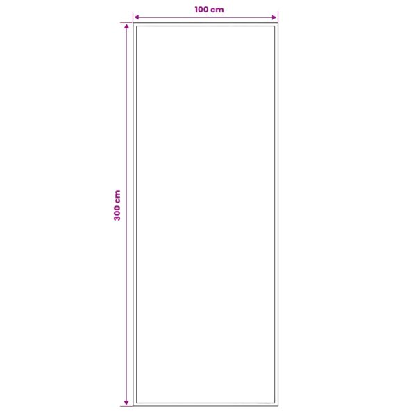 vidaXL Behúň na koberce FLORNES Tkaný Sivohnedá 100 x 300 cm PP 7 mm – Obrázok 4
