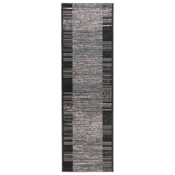 vidaXL Behúň na koberce FLORNES Tkaný Sivá 80 x 300 cm PP 7 mm – Obrázok 2