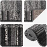 vidaXL Behúň na koberce FLORNES Tkaný Sivá 80 x 300 cm PP 7 mm – Obrázok 3
