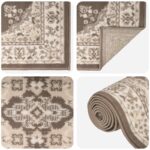vidaXL Behúň na koberce FLORNES Tkaný Sivohnedá 100 x 400 cm PP 7 mm – Obrázok 3