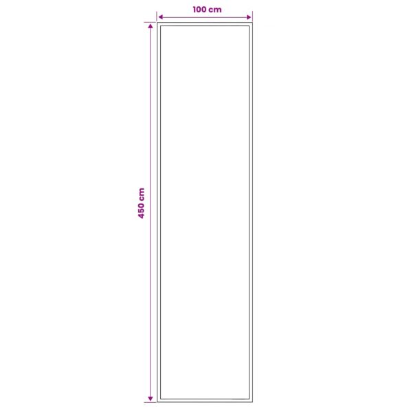 vidaXL Behúň na koberce FLORNES Tkaný Sivohnedá 100 x 450 cm PP 7 mm – Obrázok 4