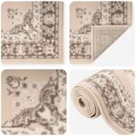 vidaXL Behúň na koberce FLORNES Tkaný Ecru 80 x 150 cm PP 7 mm – Obrázok 3