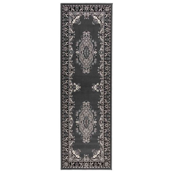 vidaXL Behúň na koberce FLORNES Tkaný Sivá 80 x 300 cm PP 7 mm – Obrázok 2