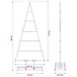 vidaXL Kovový vianočný stromček KUOPIO 90 cm Kov Čierna – Obrázok 7