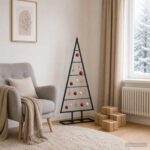 vidaXL Kovový vianočný stromček KUOPIO 125 cm Kov Čierna