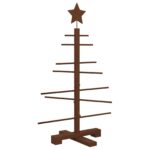 vidaXL Drevený vianočný stromček 75 cm – Obrázok 2