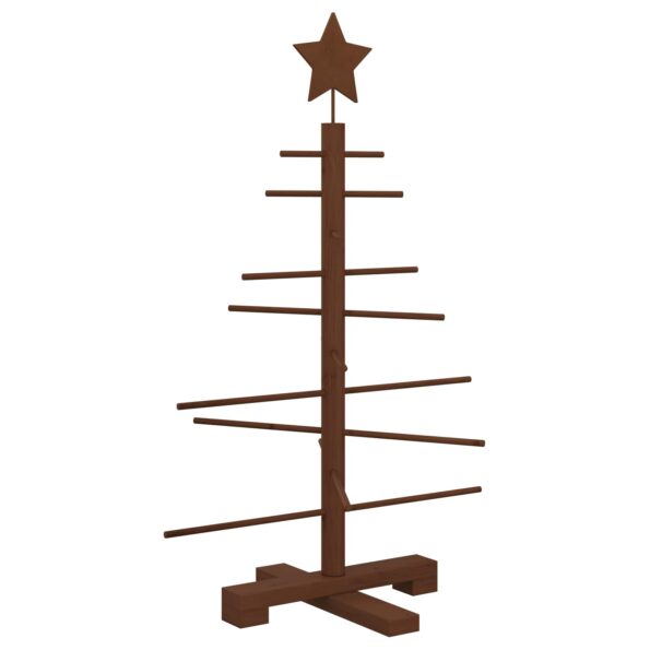 vidaXL Drevený vianočný stromček 75 cm – Obrázok 2