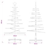 vidaXL Drevený vianočný stromček 125 cm – Obrázok 6