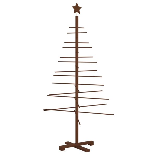 vidaXL Drevený vianočný stromček 150 cm – Obrázok 2