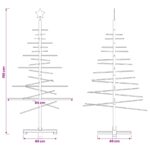 vidaXL Drevený vianočný stromček 150 cm – Obrázok 6