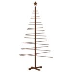 vidaXL Drevený vianočný stromček 180 cm – Obrázok 2