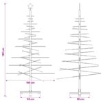 vidaXL Drevený vianočný stromček 180 cm – Obrázok 6