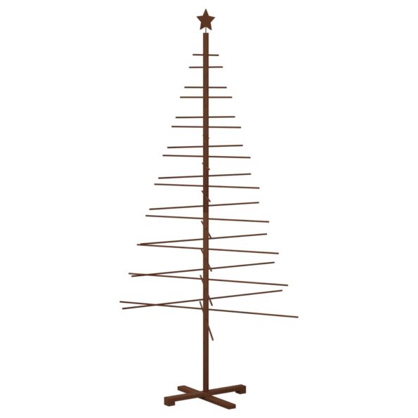 vidaXL Drevený vianočný stromček 210 cm – Obrázok 2