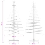 vidaXL Drevený vianočný stromček 210 cm – Obrázok 6